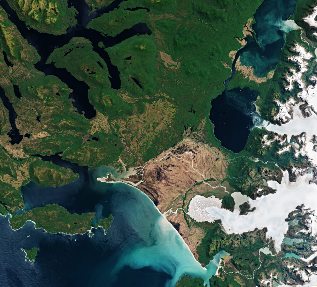 Campo de Hielo Patagónico Norte: cuatro décadas de pérdida glaciar vistas desde el espacio