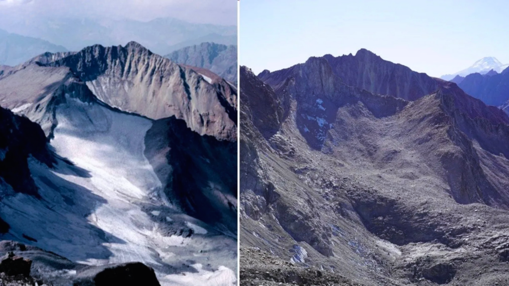 Efectos del cambio climático: glaciar Echaurren Norte pierde el 65 % de su superficie en 70 años