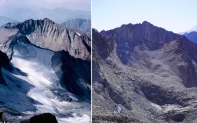 Efectos del cambio climático: glaciar Echaurren Norte pierde el 65 % de su superficie en 70 años